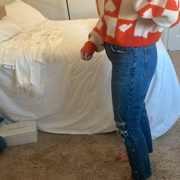 Abercrombie high rise skinny/ straight jeans - Picture 2 of 3